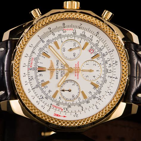 breitling bentley motors gold